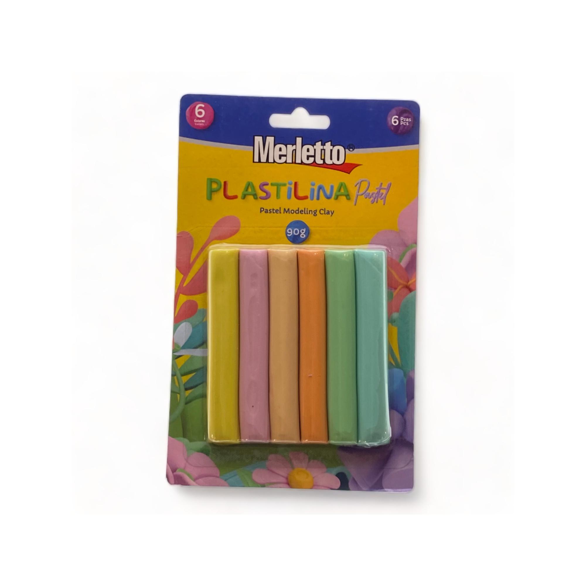 Plastilina Pastel Merletto – 6 Colores (90g)