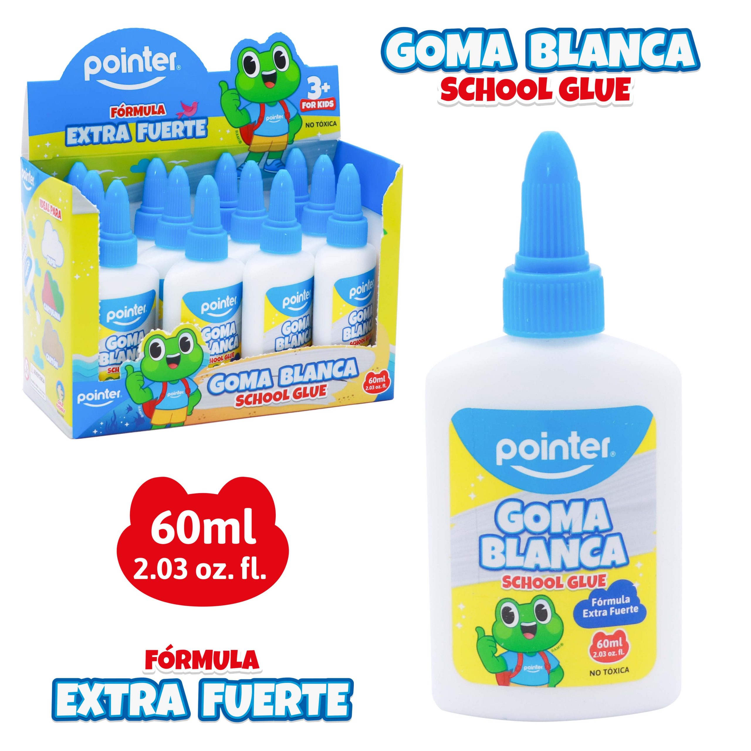 Goma Blanca Escolar Pointer – School Glue 60ml