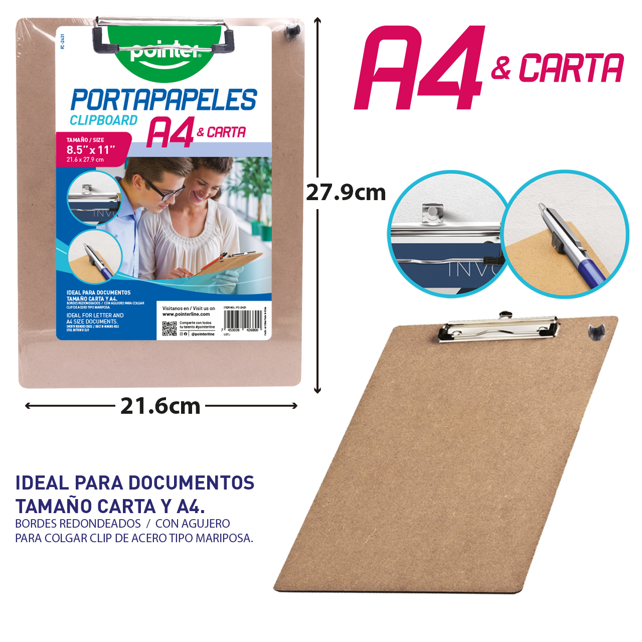 Portapapeles A4 & Carta – Clipboard
