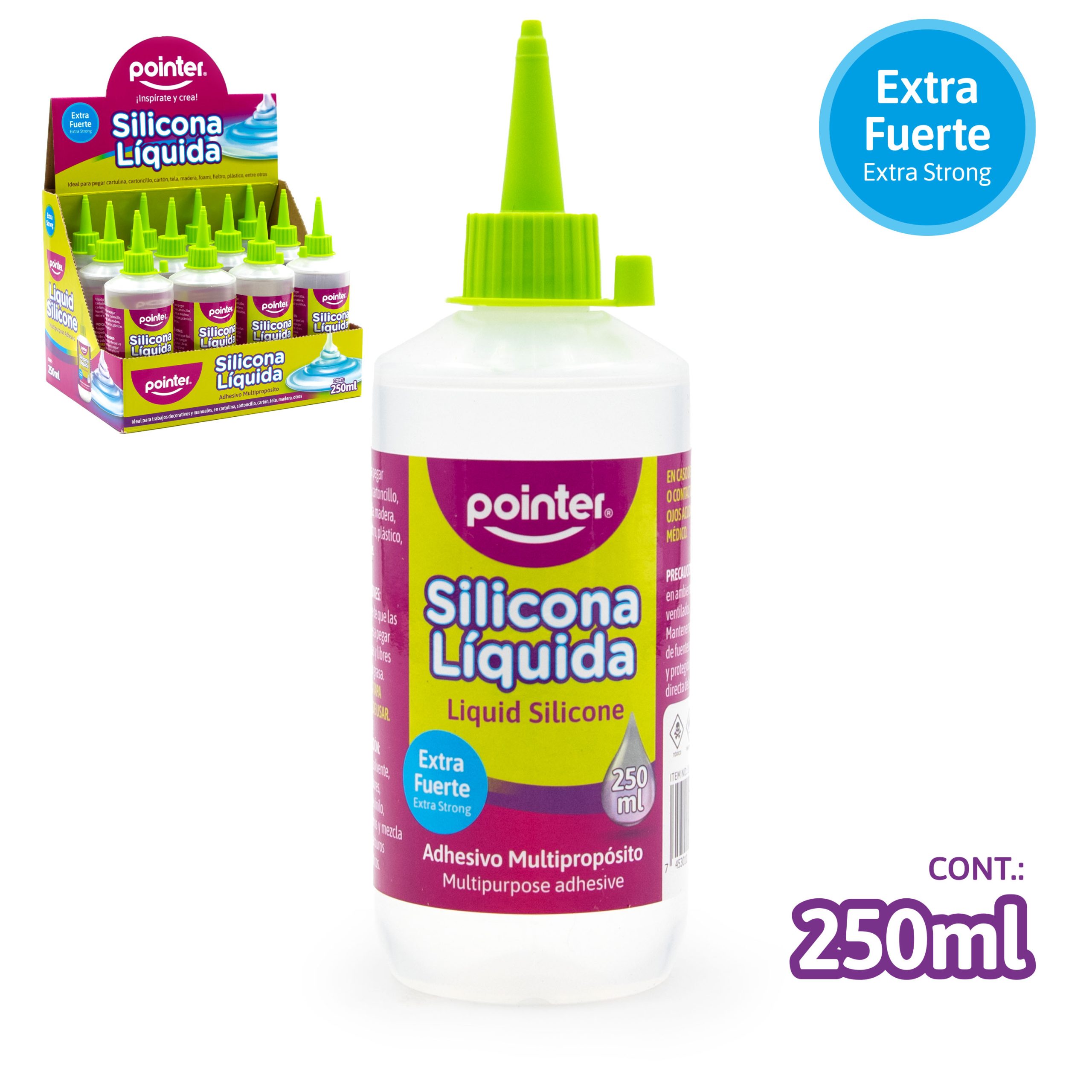 Silicona Líquida Extra Fuerte Pointer – 250ml
