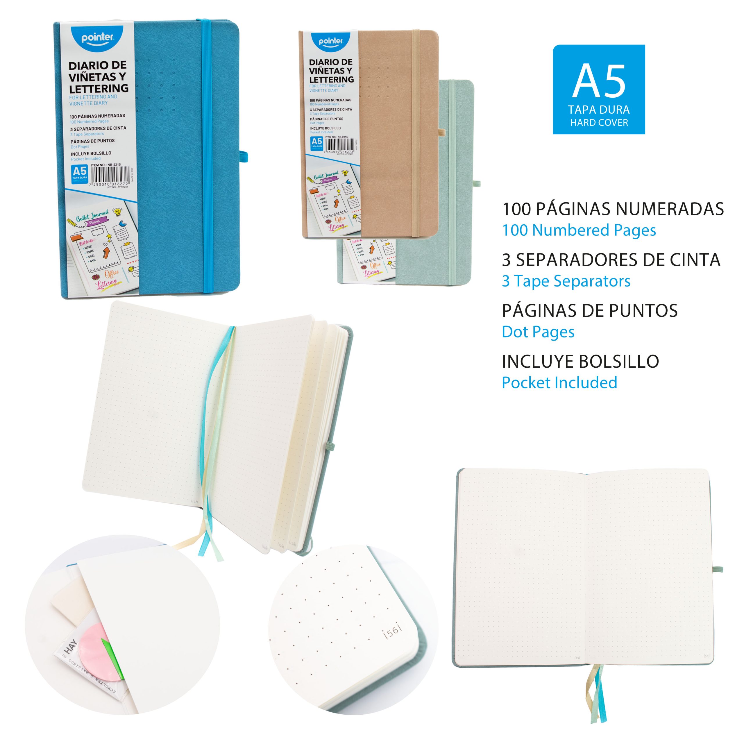 Diario de Viñetas y Lettering A5 – Tapa Dura