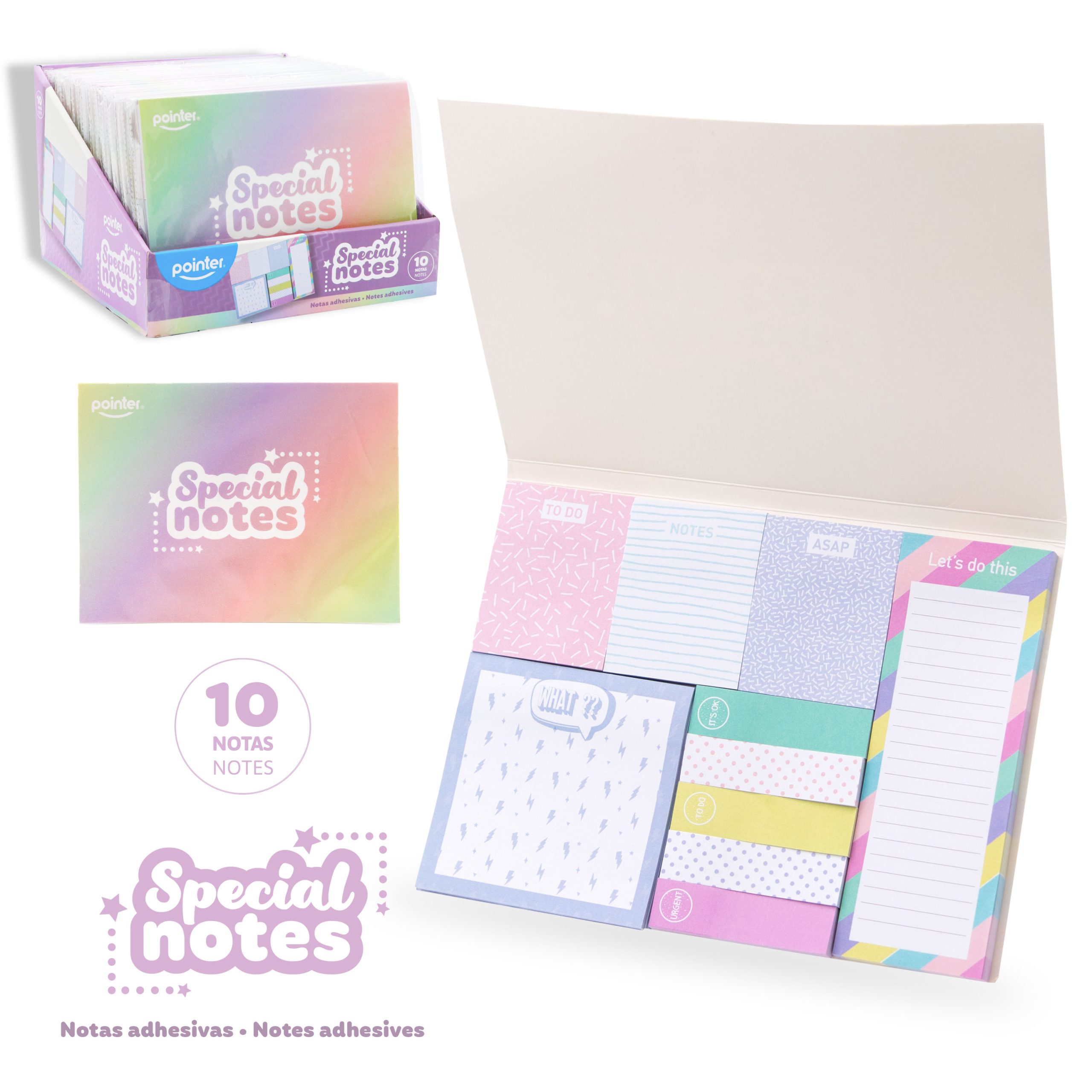 Special Notes Pointer – Set de Notas Adhesivas (10 piezas)