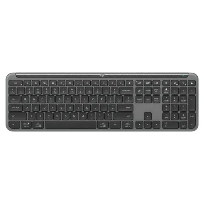 Teclado Logitech Inalámbrico de Tamaño Completo – Diseño Delgado – Teclas Silenciosas