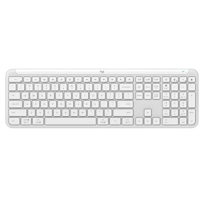 Teclado Inalámbrico Logitech Slim QWERTY Español – Blanco