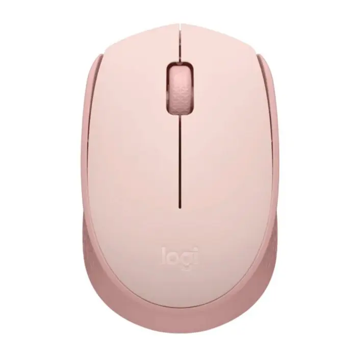 Mouse Inalámbrico Logitech M170 / M171 Rosado – Compacto y Preciso