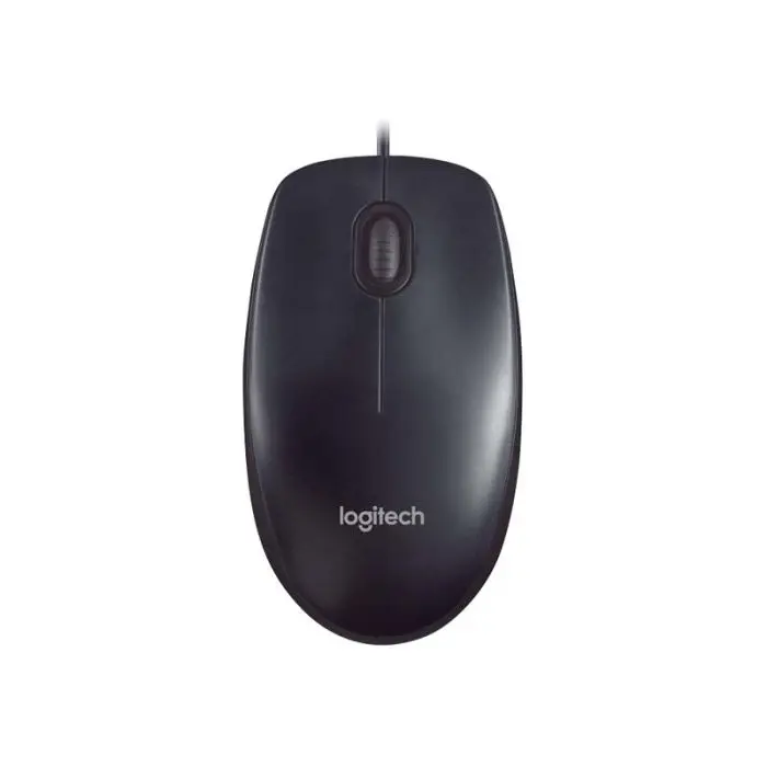 Mouse Alámbrico Logitech – USB – Negro